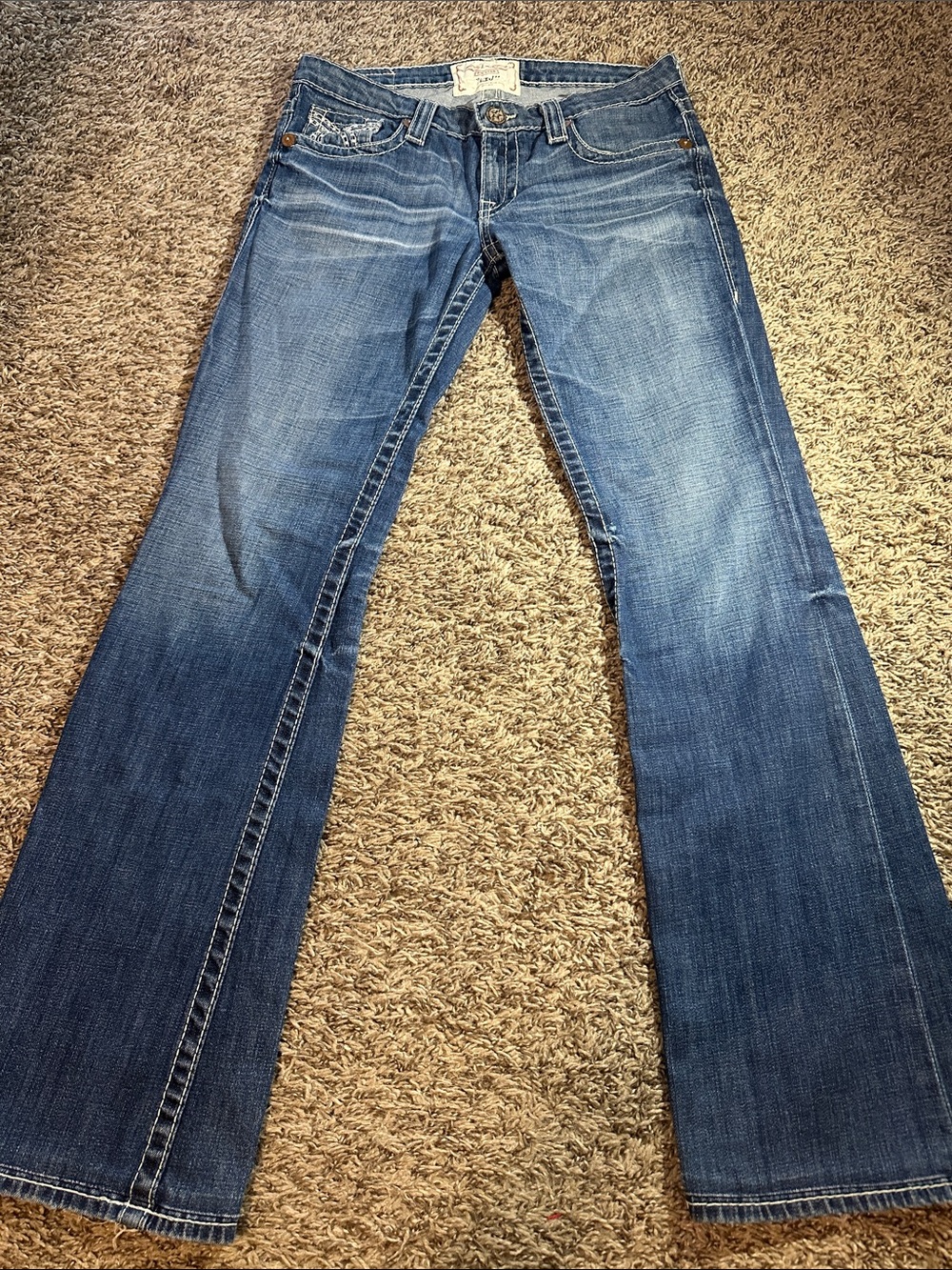 Big Star LIV Women's Blue Flared Denim Jeans 1